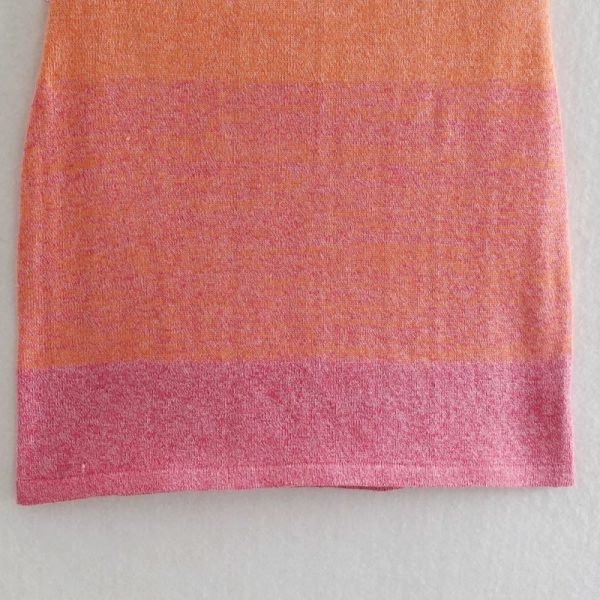 Summer Women Gradient Printing Knitted Halter Mini Dress Female Backless Sexy Clothes Leisure Lady Loose Vestido D7966